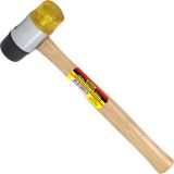 Panel Beaters 30mm Two-Way Mallet with Wooden Handle for Construction