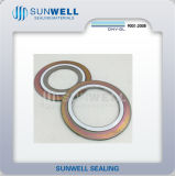 ASME PTFE Materials Spiral Wound Gasket (Carbon steel Outer Ring)