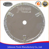 105-300mm Electroplated Diamond Saw Blades with Straight Protection Teeth for Marble and Granite Cutting