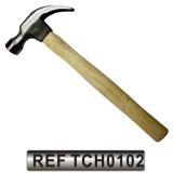 American Type Wood Handle Claw Hammer (TCH0102)