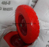 China Solid Rubber Flat Free PU Foam Trolley Wheel