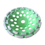 Fast Grinding Double Row Diamond Cup Grinding Wheels for Concrete