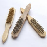 Wooden Handle Welding Stainless Steel Wire Brush