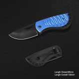 Folding Knife with Anodized Aluminum Handle (#3833)