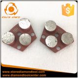 Three Round Segments Diamond Metal Trap Tools for Comcrete Floor