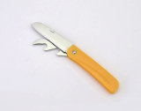 Multifunction Stainless Steel Folding Folded Fruit Knife with Plastic Handle