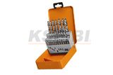 Metal Box 19PCS HSS Metal Twist Drill Bits Set