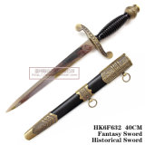 Manual Imitation European Knight Dagger European Dagger Historical Dagger 40cm HK6f632