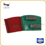 Trapezoid HTC Diamond Grinding Plate for Concrete with Two Segment