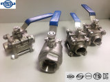 Ce and Kc CF8 CF8m Thread Ball Valve with Stainless Steel Handle
