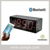 Portable Stereo Wireless Bluetooth Professional Speaker with Alarm Clock