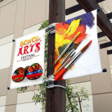 Banner Outdoor Street Lamp Pole Ads Poster Image Holder Spring Bracket Hardware
