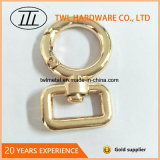 Roundness Dog Hook Clip Hook with Square Ring Hjw1678
