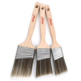 Angle Purdy Style Paint Brush with Mixed Colors Synthetic Filaments