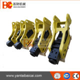 Hydraulic Excavator Rock Breaking Hammer Is Used in Quarry for Breaking