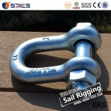 High Strength G2150 Drop Forged Blue Pin D Shackle