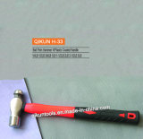 H-33 Construction Hardware Hand Tools Plastic Coated Handle Ball Pein Hammer