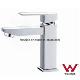 Watermark Single Handle Square Brass Basin Faucet (HD4250)