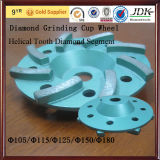 for Concrete Helical Tooth Diamond Segment Diamond Grinding Cup Wheel