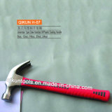H-07 Construction Hardware Hand Tools Plastic Coating Handle American Type Claw Hammer
