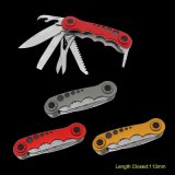 Multi-Purpose Pocket Knife with Color Aluminum Handle (#6152)