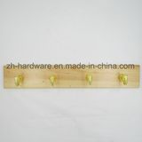 High-Grade Beautiful Clothes Hook Wooden & Metal Board Hook (ZH-7028)