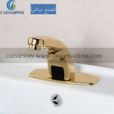 Golden Automatic Sensor Basin Faucet Touchless Tap