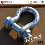 Hot dip Galvanized US Type G2130 Drop Forged Bow Shackle