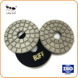 3 Inch Diamond Black White Buff Polishing Pads for Various Stone