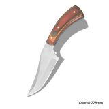 Hot-Selling and Popular Fixed-Blade Knife with Wooden Handlefixed-Blade Knife