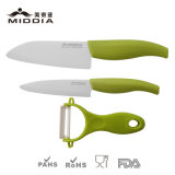 Kitchenware 3PCS Ceramic Knife Set with Peeler for Kitchen Gadget