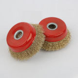 Bowl Cup Brass-Coated Steel Wire Brush