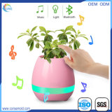 Smart Bluetooth Speaker LED Touch Music Flower Pot