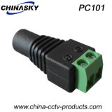 2.1*5.5mm Female CCTV DC Power Jack with Screw Terminal (PC101)