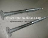 Round Shaft in Ground Screw Piles for Building Foundation