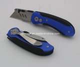 Top Quality Stainless Steel Folding Locking Back Utility Knife