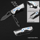 Multi Function Pocket Knife with LED Flashlight (#6210)