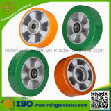 Elastic Polyuerthane Mold on Aluminium Core PU Wheel for Caster