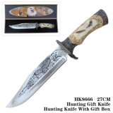 Hunting Gift Knife Hunting Knife with Gift Box HK8666 27cm