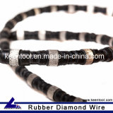 Crude Rubber Fixed Marble Quarry Wire Saw