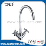 Deck Mounted Dual Handle Kitchen Faucets for UK Market
