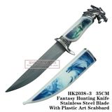 Dragon Hunting Knives Camping Knife Tactical Survival Knife 34cm