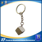 Dice-Shaped Alloy Keychain for Promotion (Ele-K004)