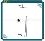 Intergrate Handheld Shower Set Waterfall Single Lever Conleaded Shower Mixer