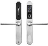 Thin Stainless Steel Fingerprint Keypad Lock for Aluminum Door