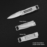 440 S/S Folding Knife with Money Clip & Bottle Opener (#3902-813)