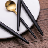 Stainless Steel Gold Plated Dinner Tableware Knife Fork Spoon Set