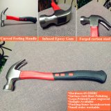 8oz American Type Claw Hammer (XL0038) with Double Colors Curved TPR Handle