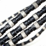 Spring and Rubber Coating Reinforced Concrete Cutting Diamond Wire Saw