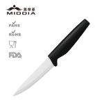 Stain & Rust Proof Blade Ceramic Fruit Knife with Injected Handle